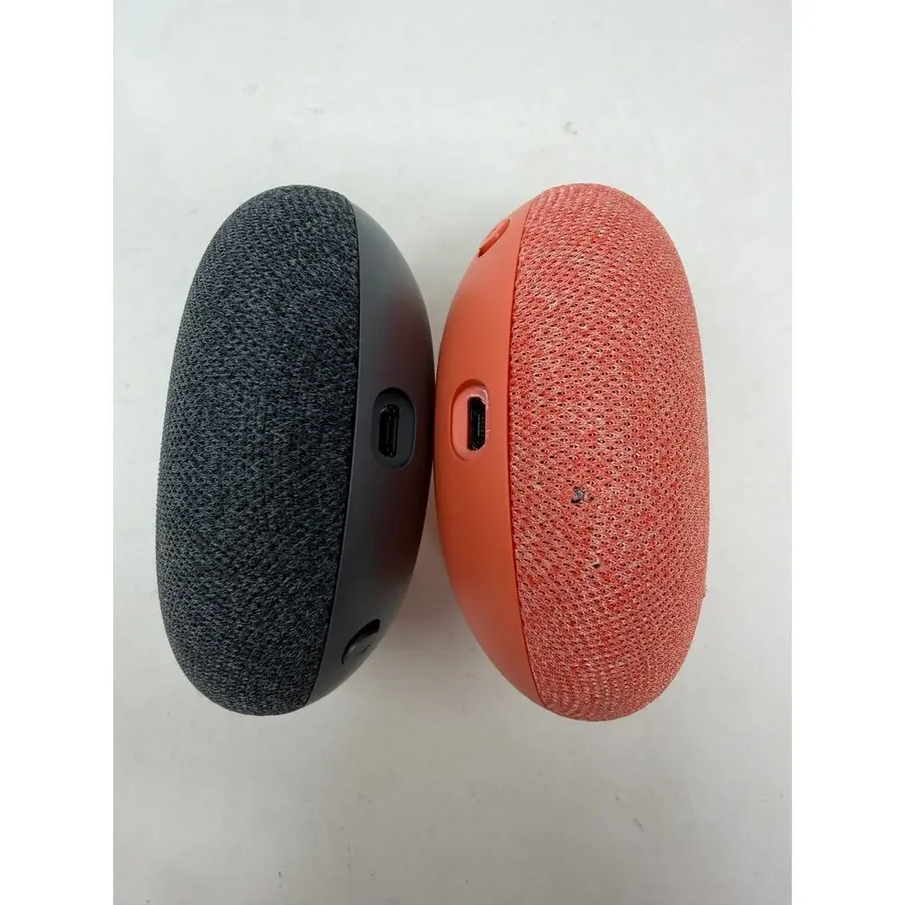 Google Nest Mini (Home) Speaker 1st Gen Set Of 2